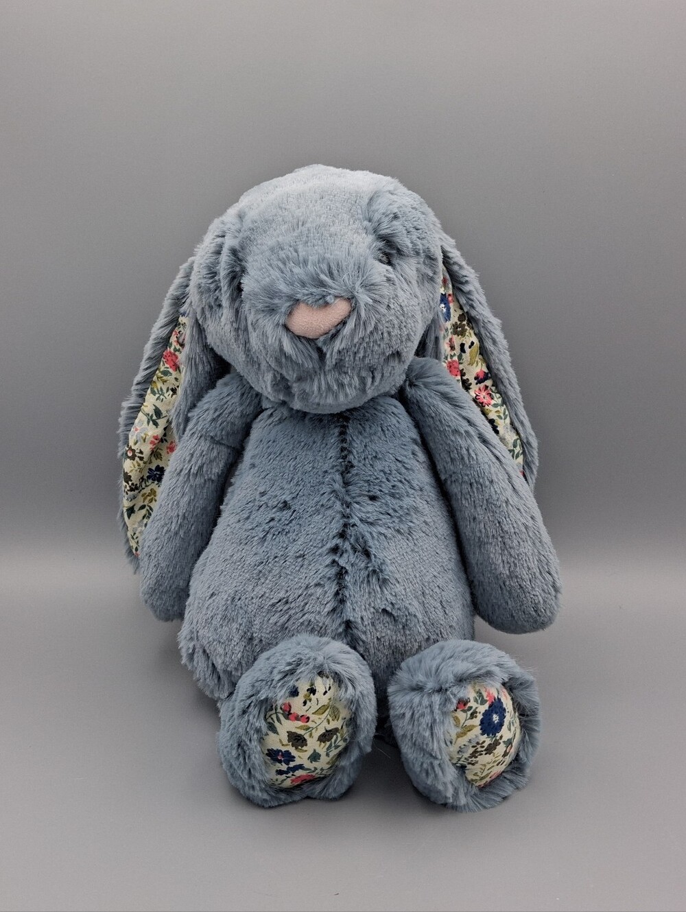 Jellycat Medium Bashful Dusky Blue Bunny 12“ Retired New With Tags Authentic NWT